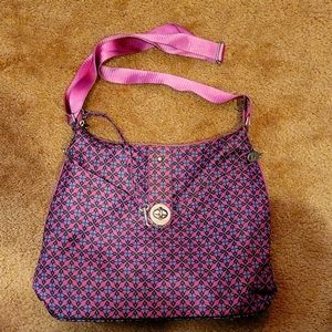 Baggallini travel bag/purse pink and teal